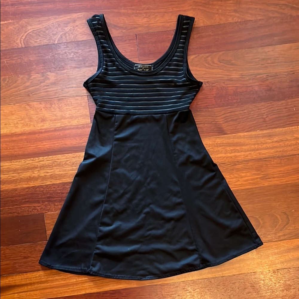 Size XS mini black dress